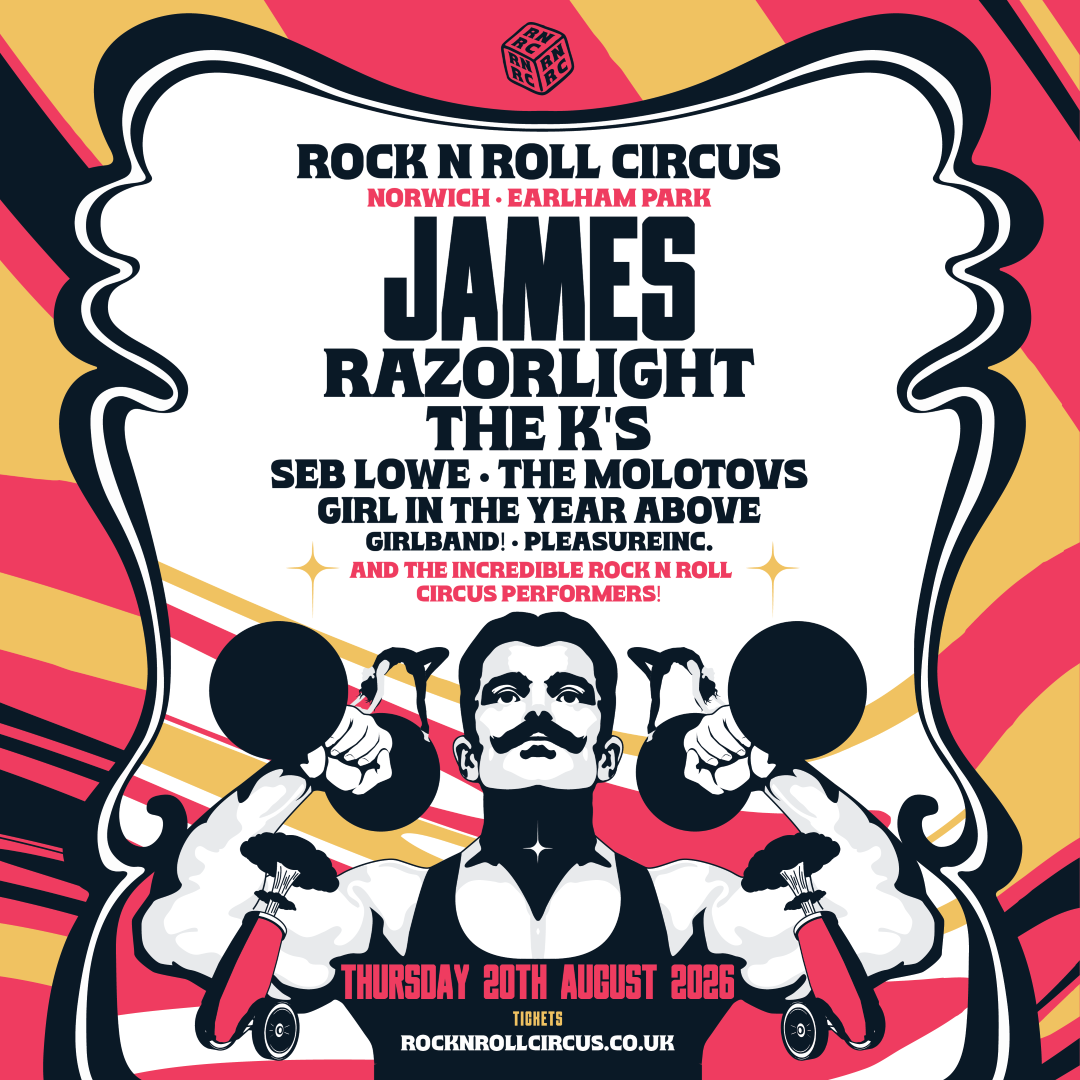 Rock N Roll Circus - James | Norwich Box Office | UEA Ticket Bookings